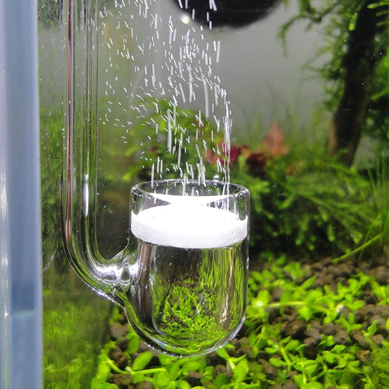 Co2 Regulator Dual Stage - D0AD Glass CO2 Diffuser for Aquarium,