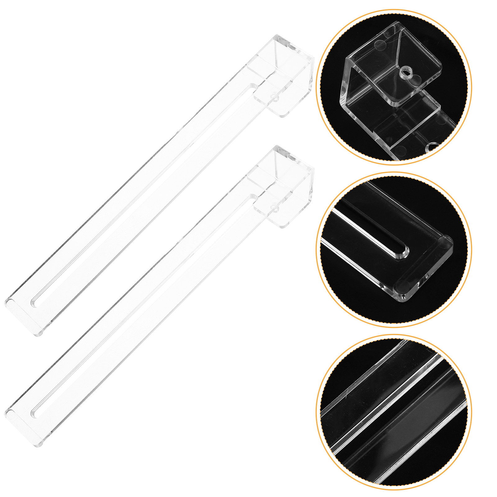 Planted Aquarium For Betta - 2Pcs Space Saving Adjustable Clear Aquarium