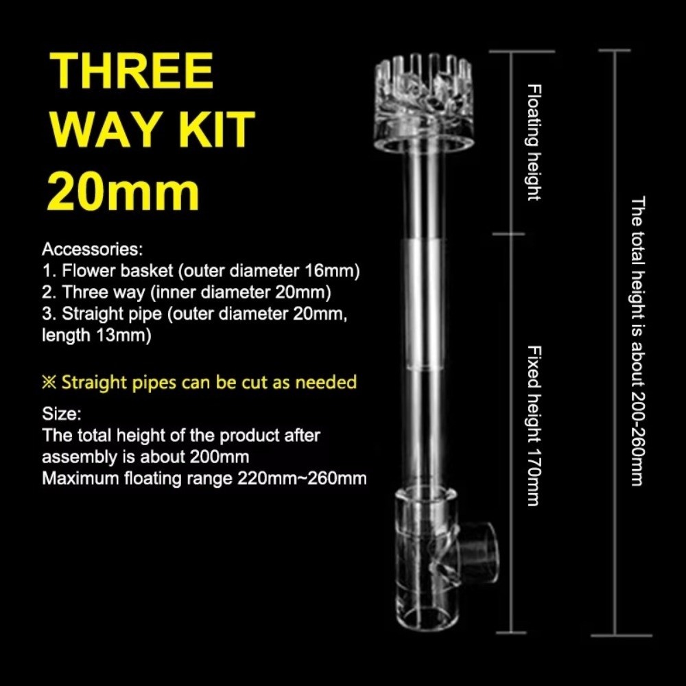 Aquarium Planted Tank Filter - Inflow Outflow Aquarium Water Plant Tank