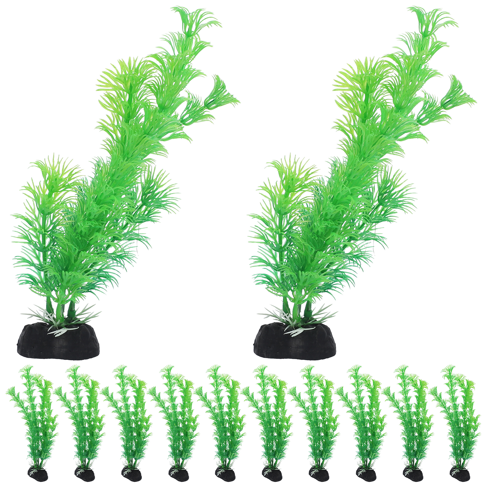 12pcs Plastic Aquarium Plants  - Planted Aquarium Models のレビューと価格