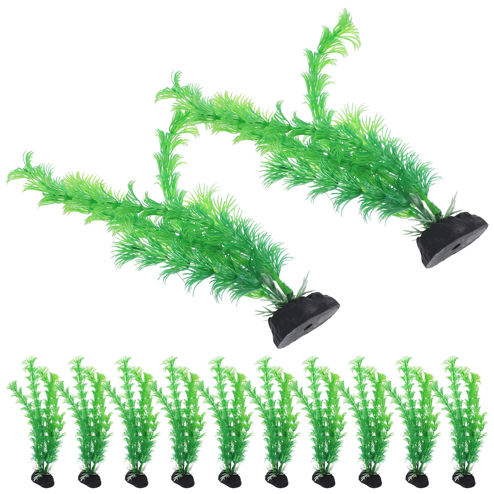 12pcs Plastic Aquarium Plants  - Planted Aquarium Models のレビューと価格