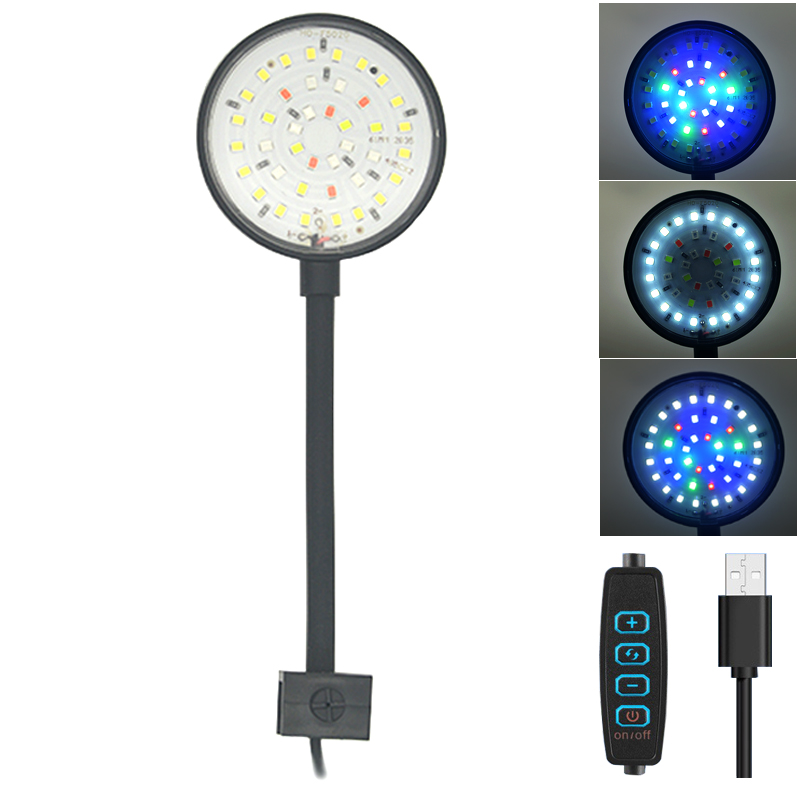USB Aquarium LED Lamp Fish Tan - Planted Aquarium Pendant Light のレビューと価格