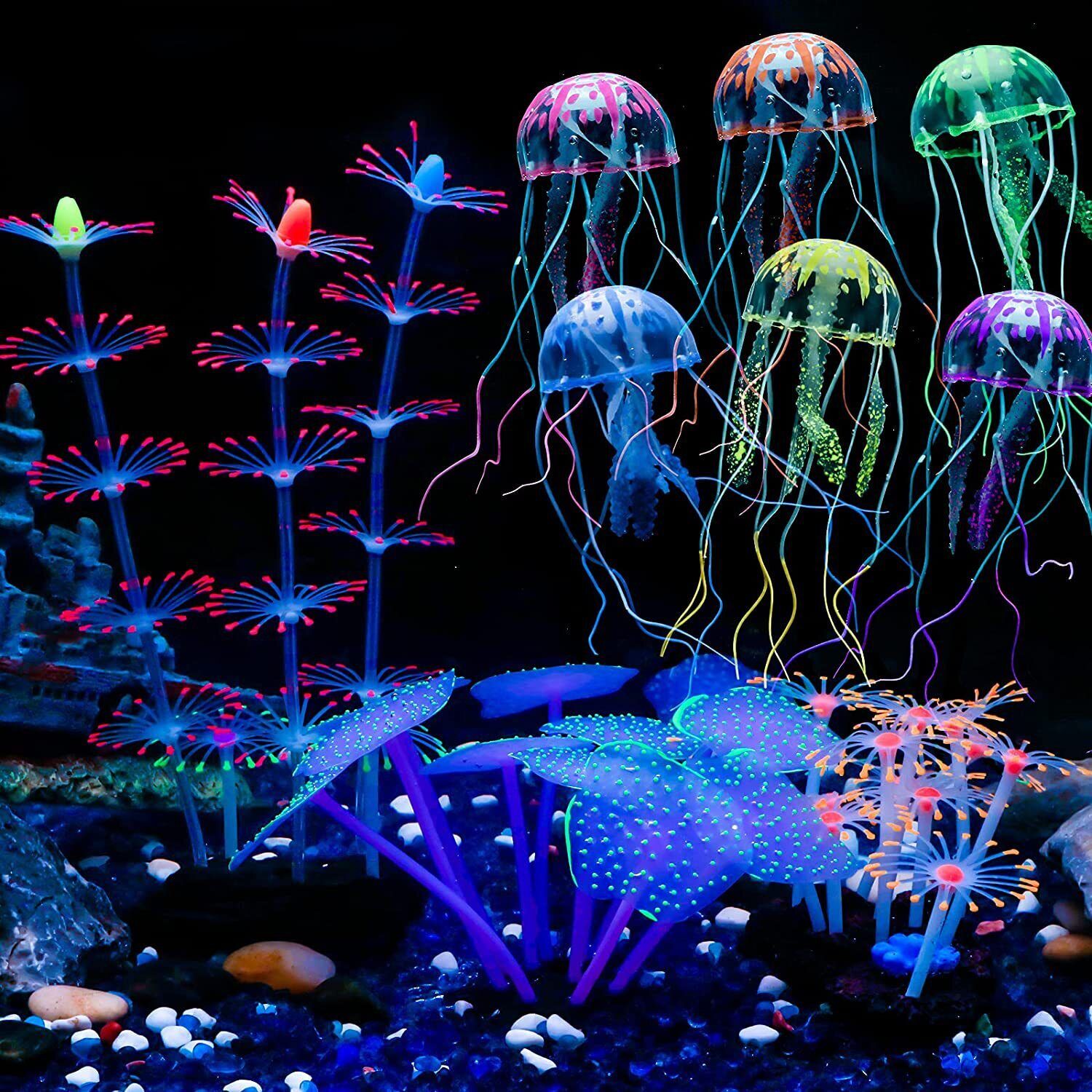 Silicone Glowing Landscape Art - Aquarium Planted Substrate のレビューと価格
