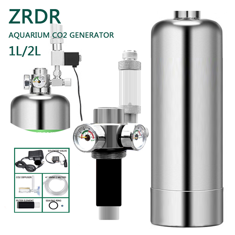 ZRDR Aquarium CO2 Generator Du - Co2 Regulator Dual Stage のレビューと価格