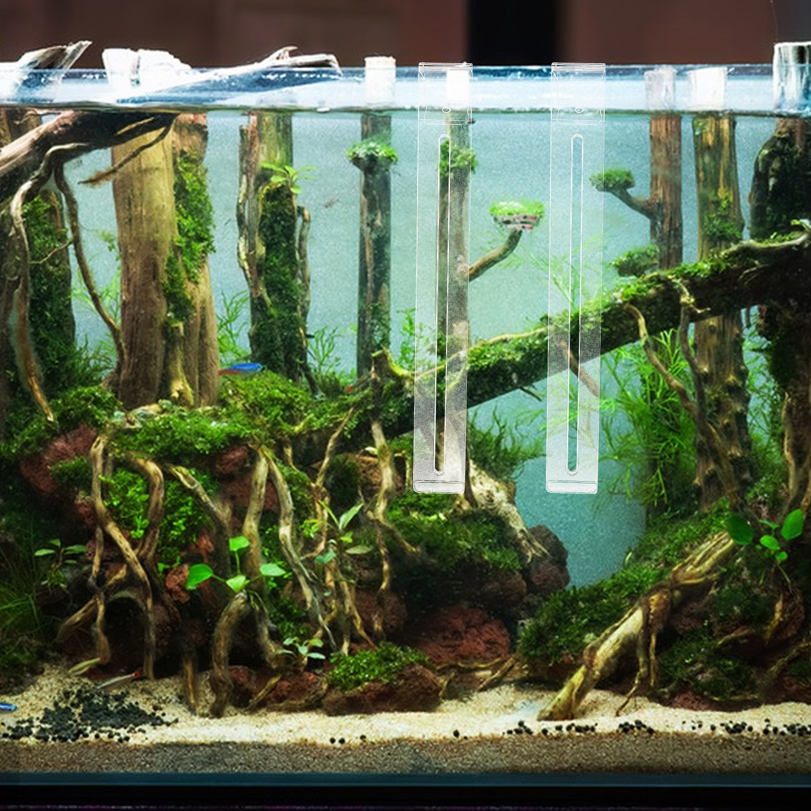 2Pcs Lightweight Sturdy Plasti - Aquarium Planted Set Up のレビューと価格