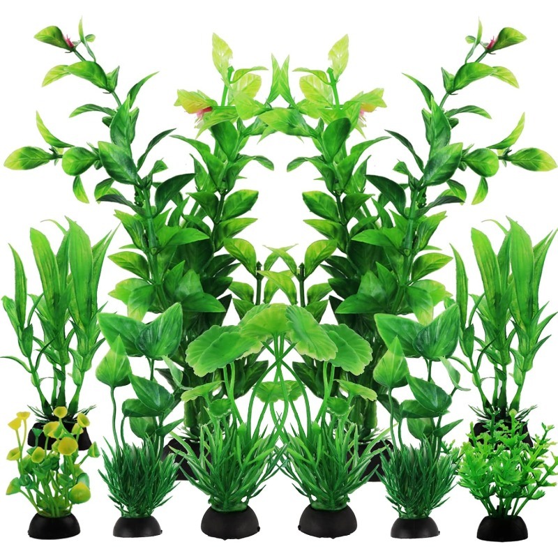 10Pcs/set Artificial Aquarium  - Aquarium Plant Vine のレビューと価格