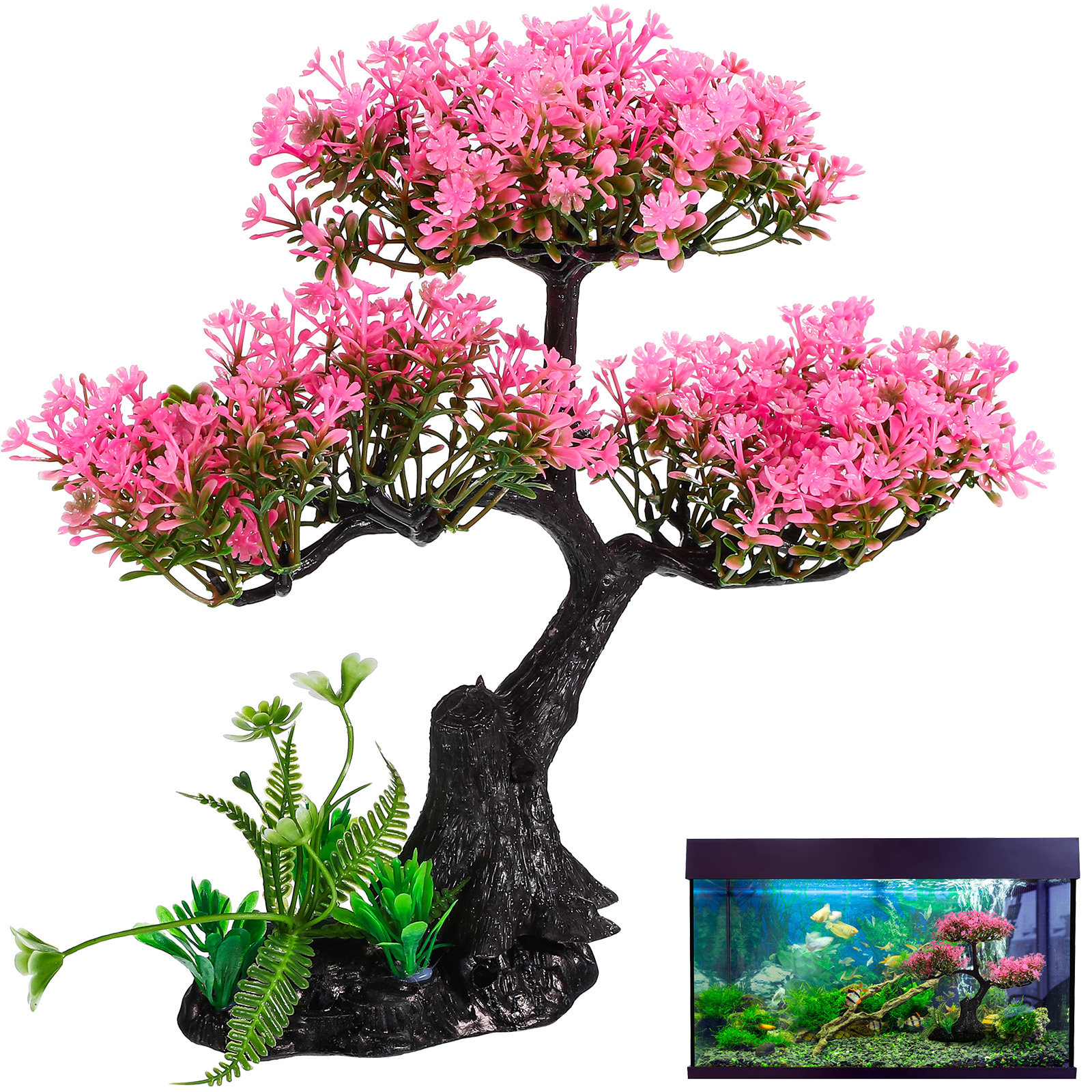 Artificial Plants Indoor Aquar - Aquarium Planted Substrate のレビューと価格