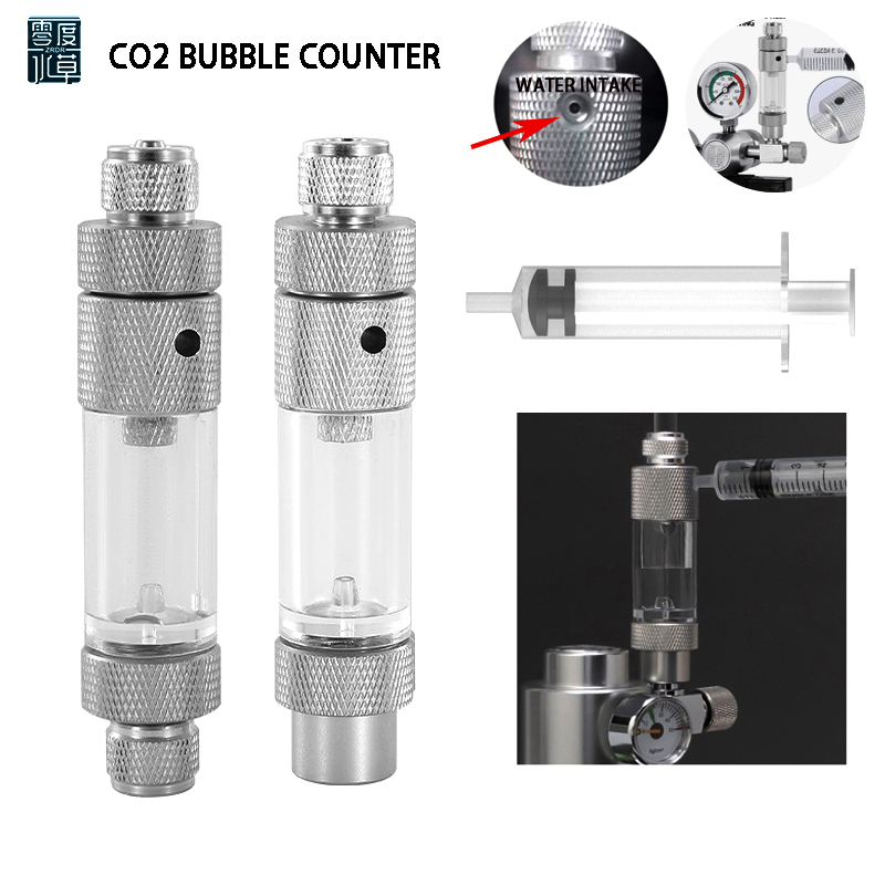 Aquarium CO2 bubble meter Wate - Co2 Regulator Dual Stage のレビューと価格