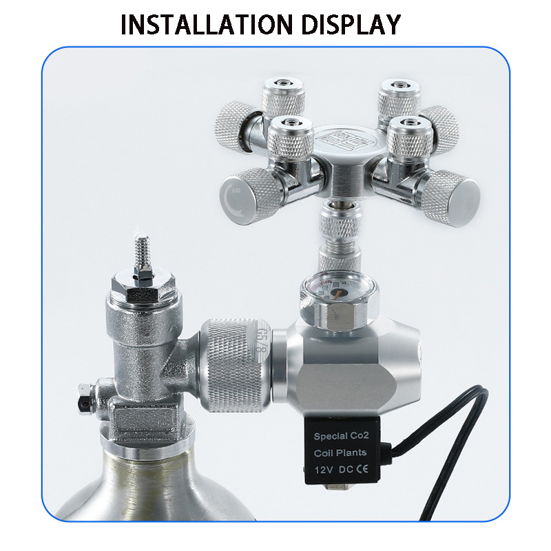 ZRDR fish tank multi-channel C - Co2 Regulator Dual Stage のレビューと価格