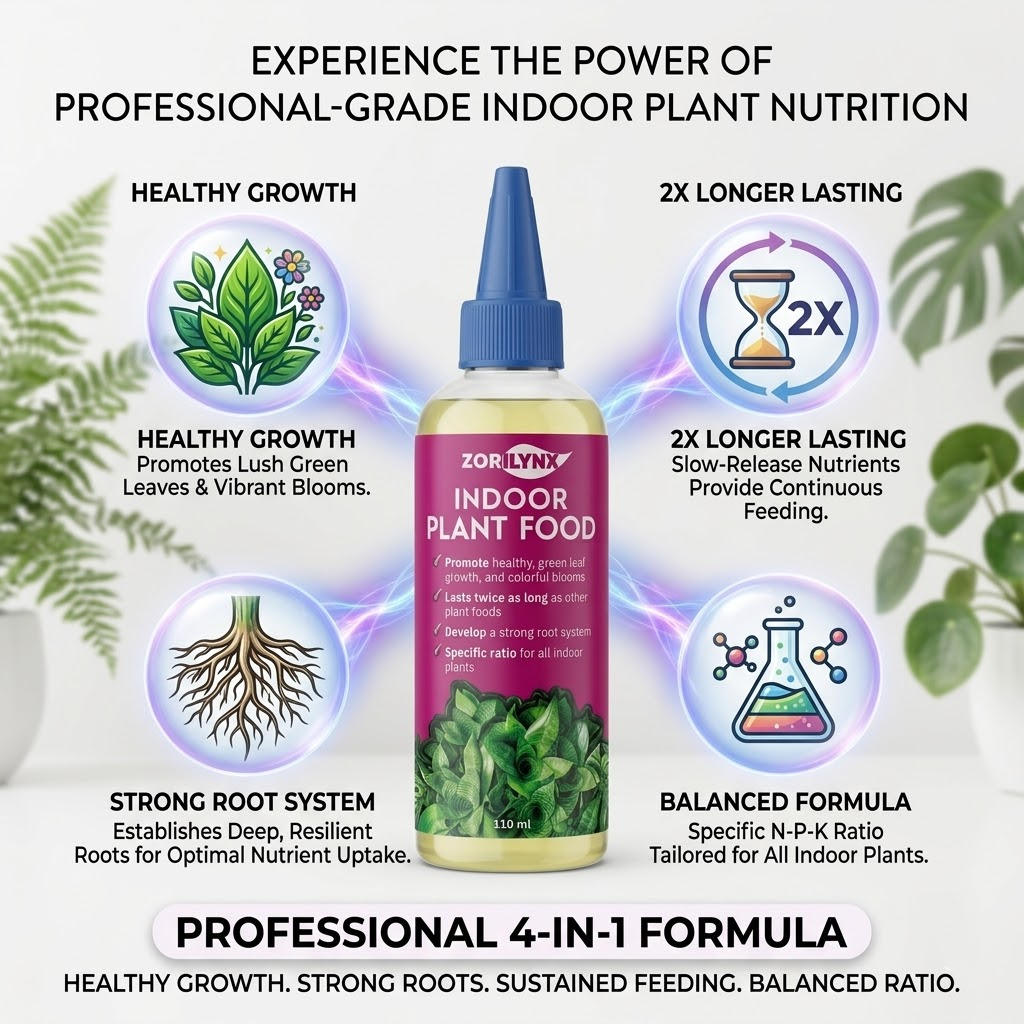 ZORILYNX Indoor Plant Food Liq - Liquid Fertilizer All In のレビューと価格