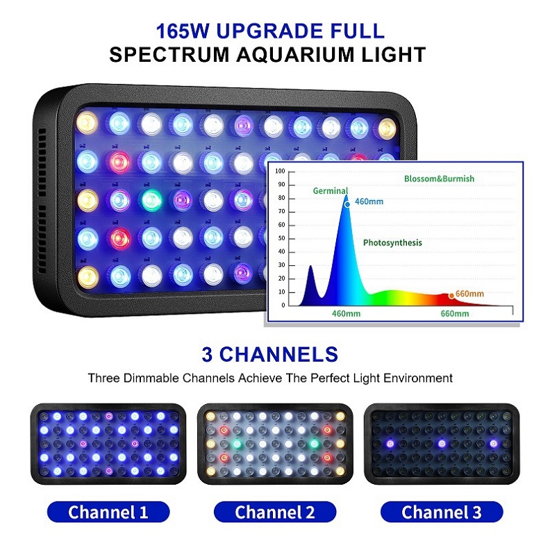 Wifi Control  Coral Reef 165w  - Planted Aquarium Models のレビューと価格