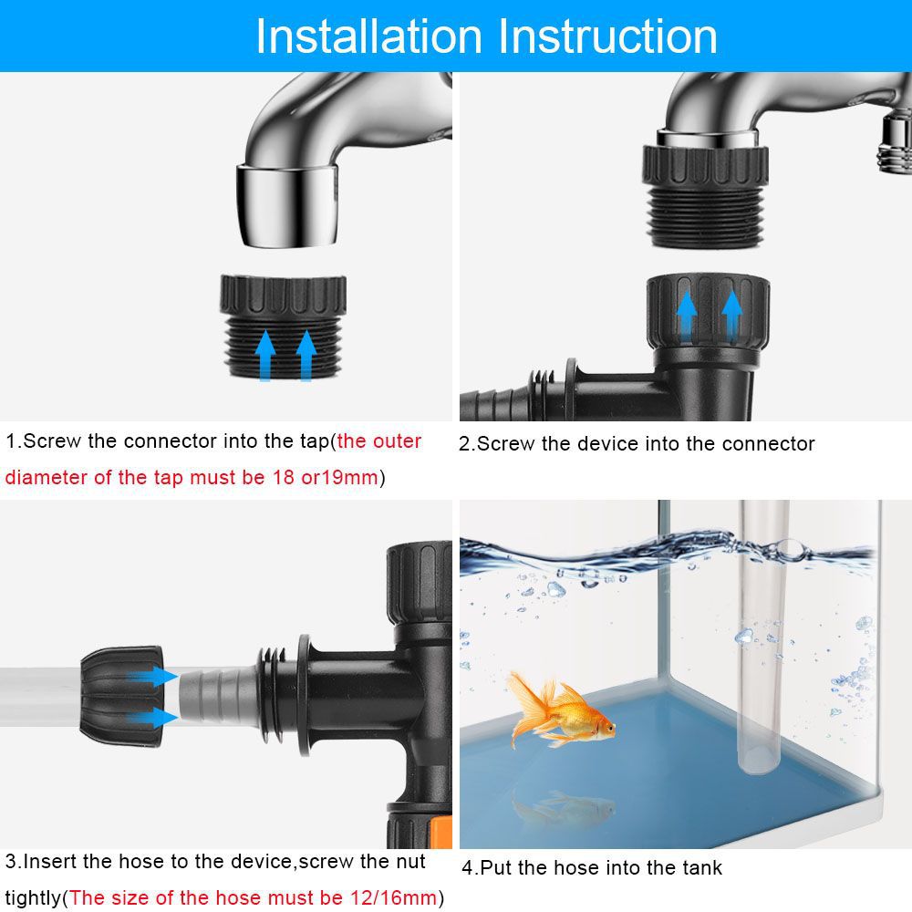 Bucket-Free Aquarium Water Cha - Planted Aquarium Products のレビューと価格