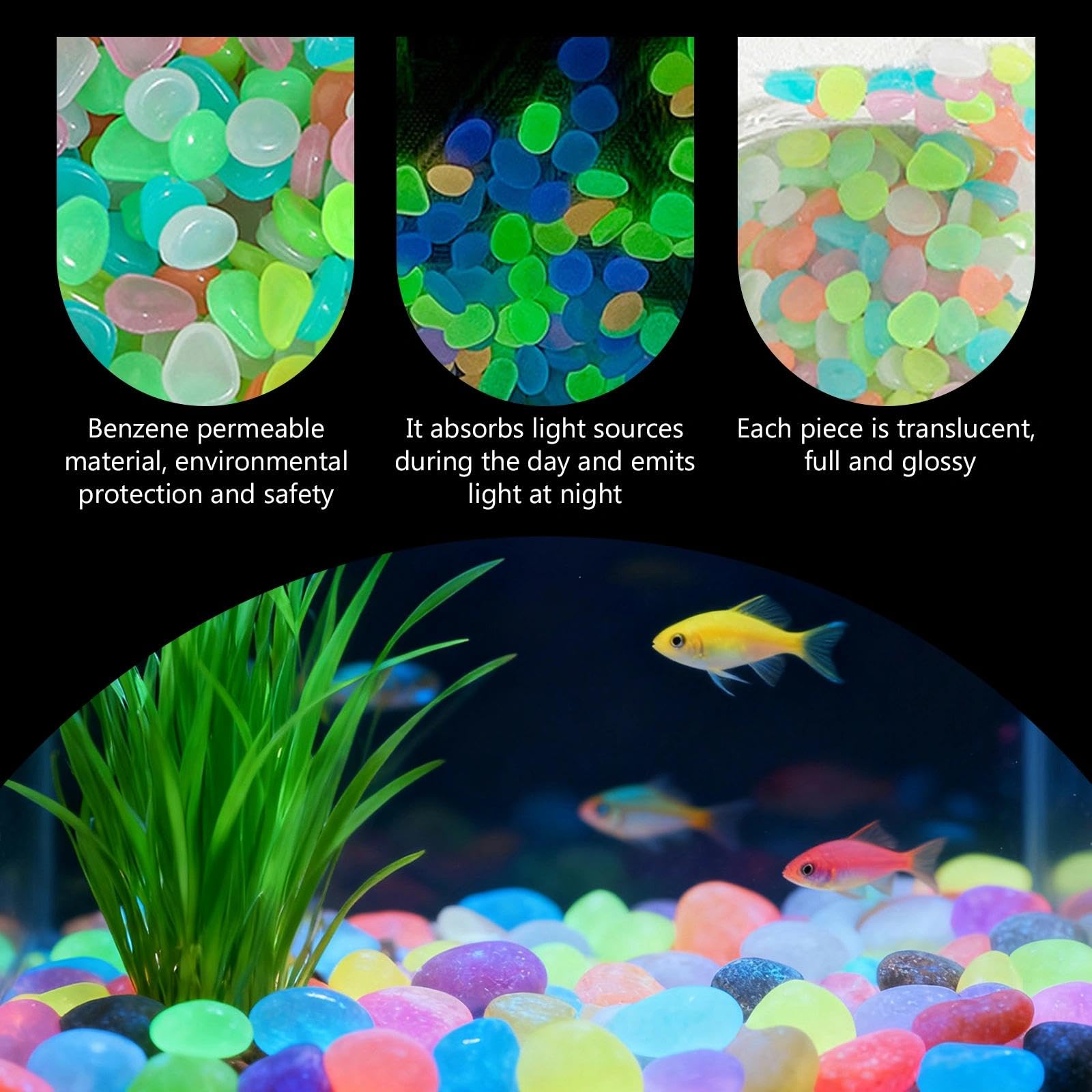 Potted Plants Glow In The Dark - Aquarium Plants のレビューと価格