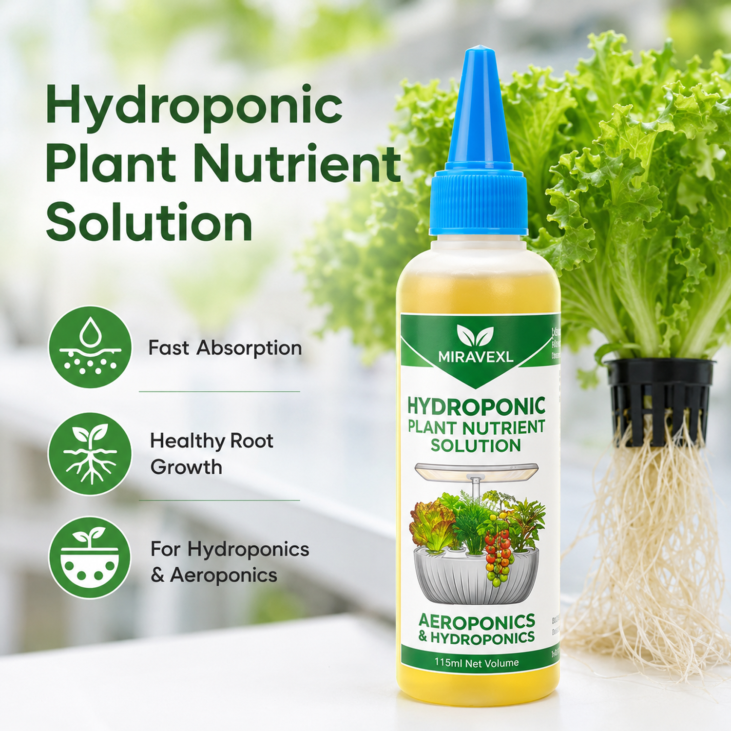 MIRAVEXL All-Purpose Hydroponi - Liquid Fertilizer All In のレビューと価格