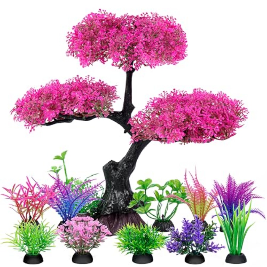 Aquarium Artificial Plastic Pl - Planted Aquarium For Betta のレビューと価格