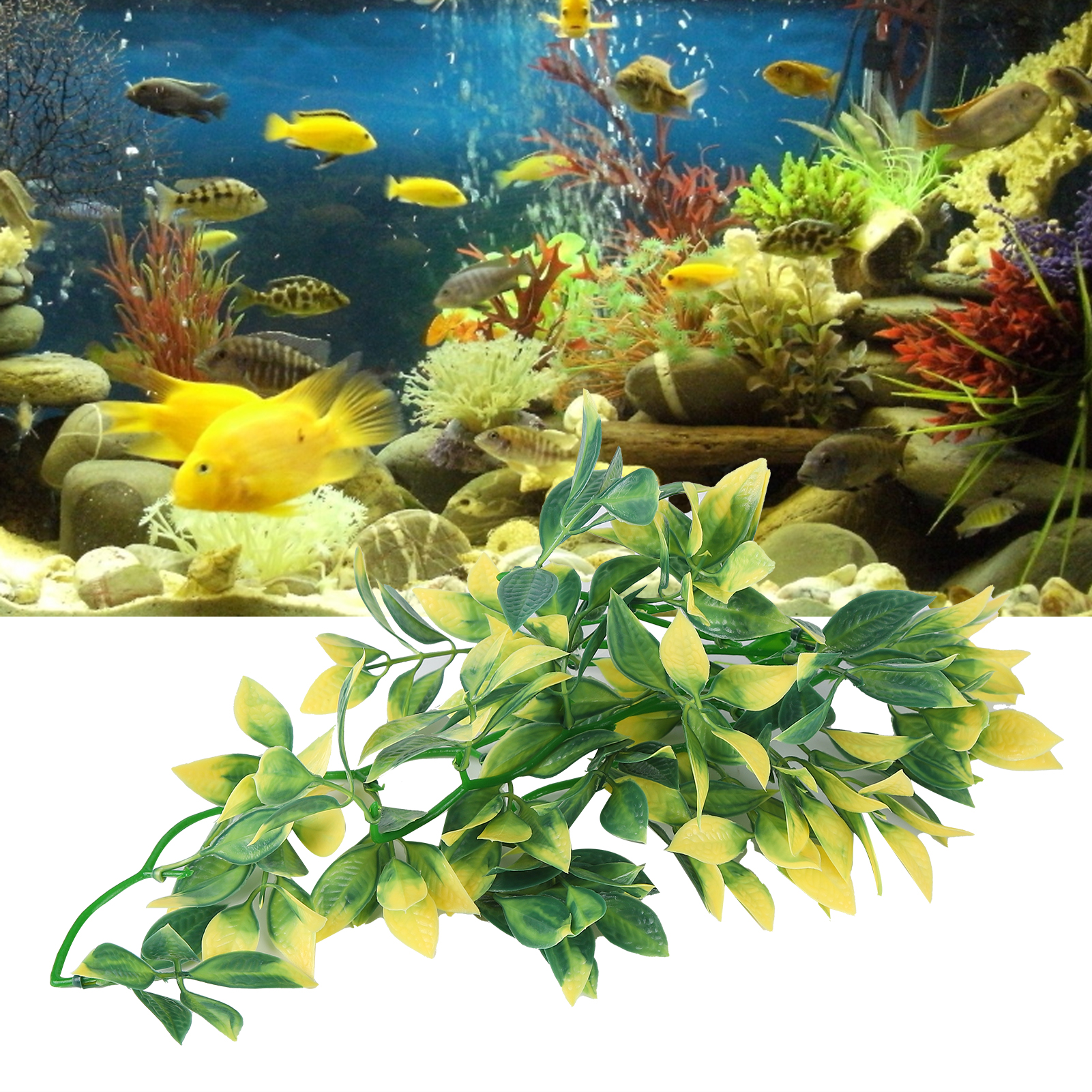 Artificial Plastic Plant High  - Aquarium Plant Vine のレビューと価格