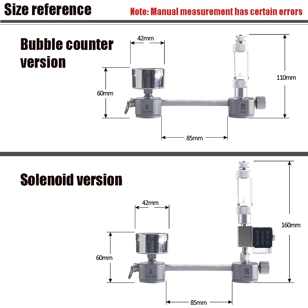ZRDR Aquarium DIY CO2 generato - Co2 Regulator Dual Stage のレビューと価格