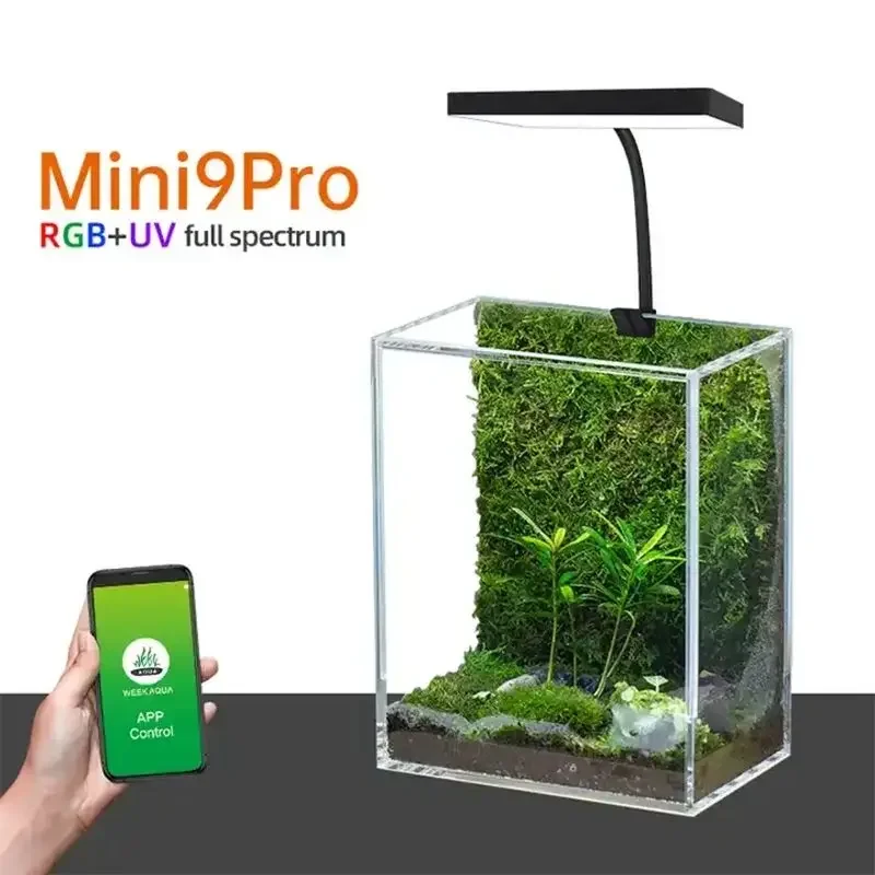 WEEK AQUA Mini 9 Pro USB Nano  - Planted Aquarium Pendant Light のレビューと価格