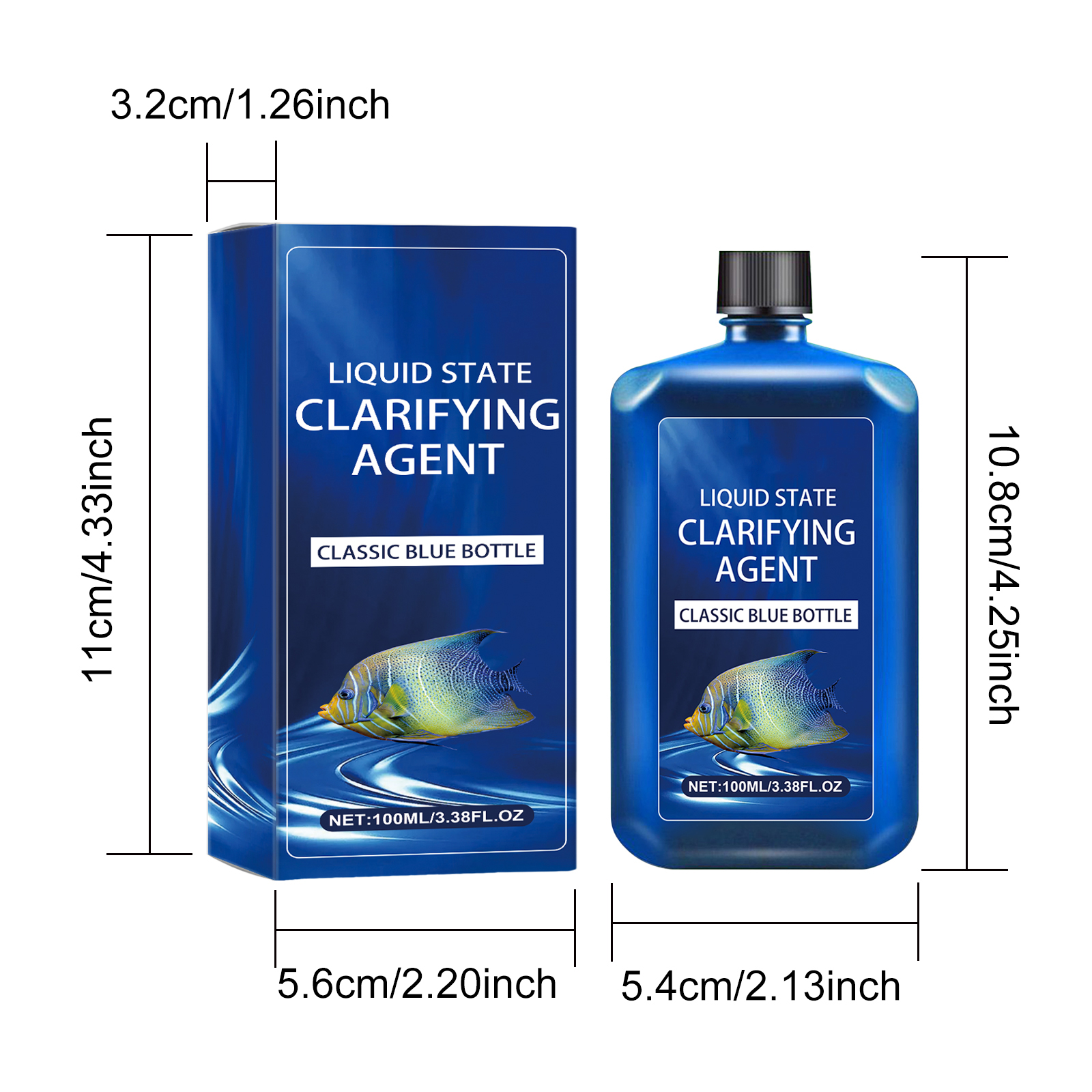 1pc 100ml Aquarium Water Clari - Planted Aquarium Algae のレビューと価格