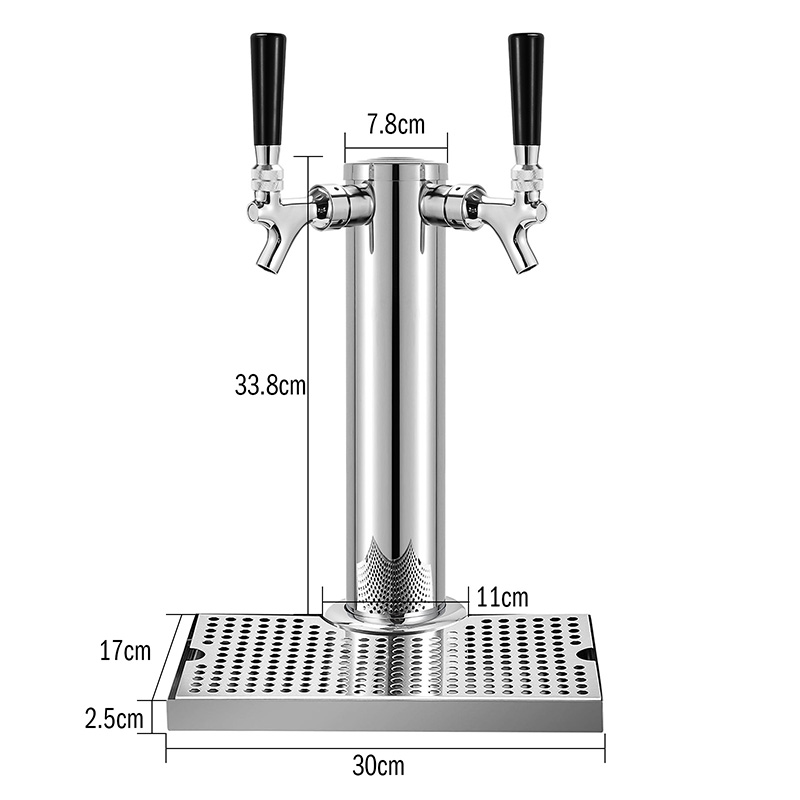 Dual-Faucet Beer Tower,Craft B - Co2 Regulator Dual Stage のレビューと価格