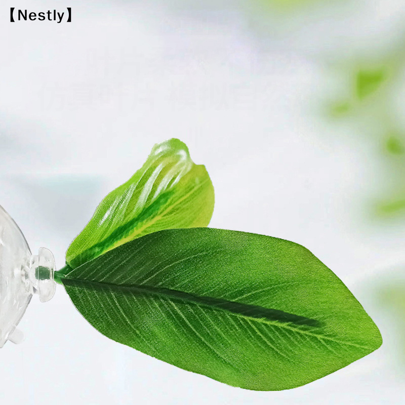 1Pc Green Leaf Hammock For Bet - Planted Aquarium For Betta のレビューと価格