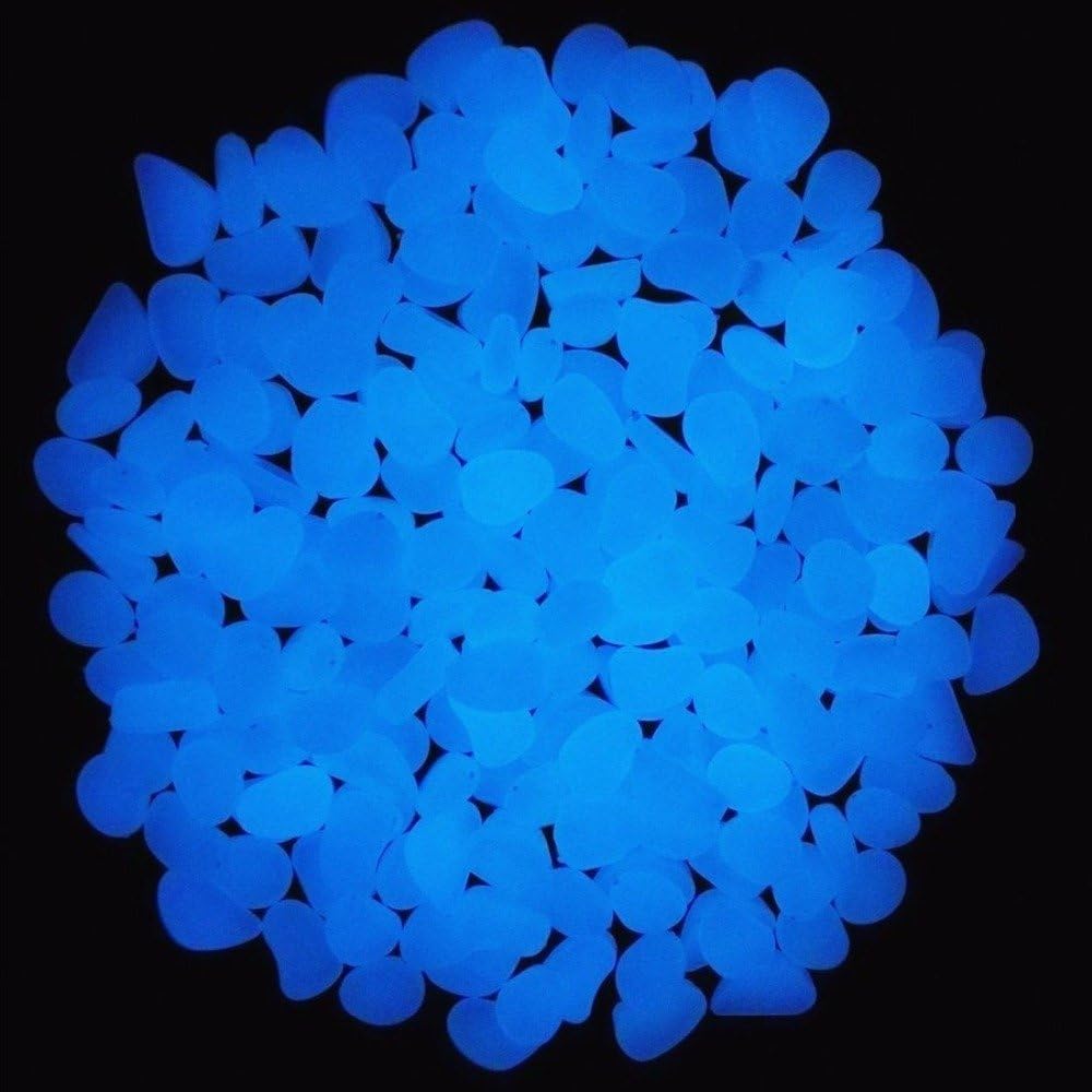 Fish Tank Rocks Glow Blue Pebb - Aquarium Plants のレビューと価格