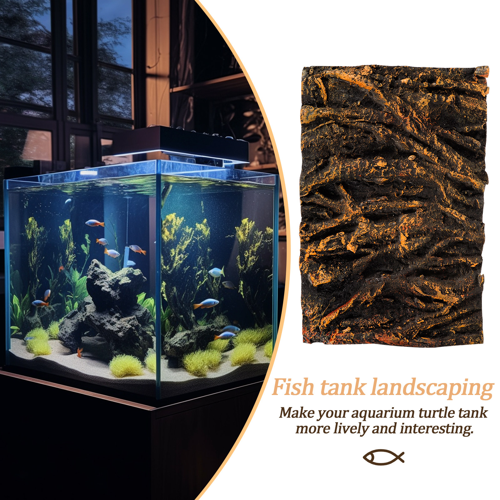 3D Tree Root PU Aquarium Backg - Aquarium Planted Substrate のレビューと価格