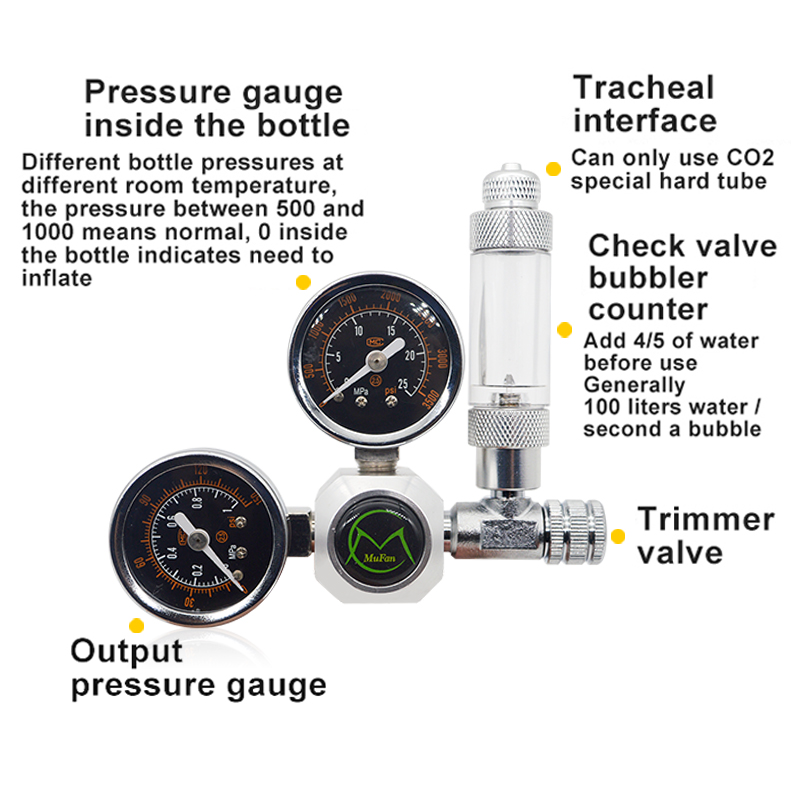 Aquarium CO2 Regulator Magneti - Co2 Regulator Dual Stage のレビューと価格