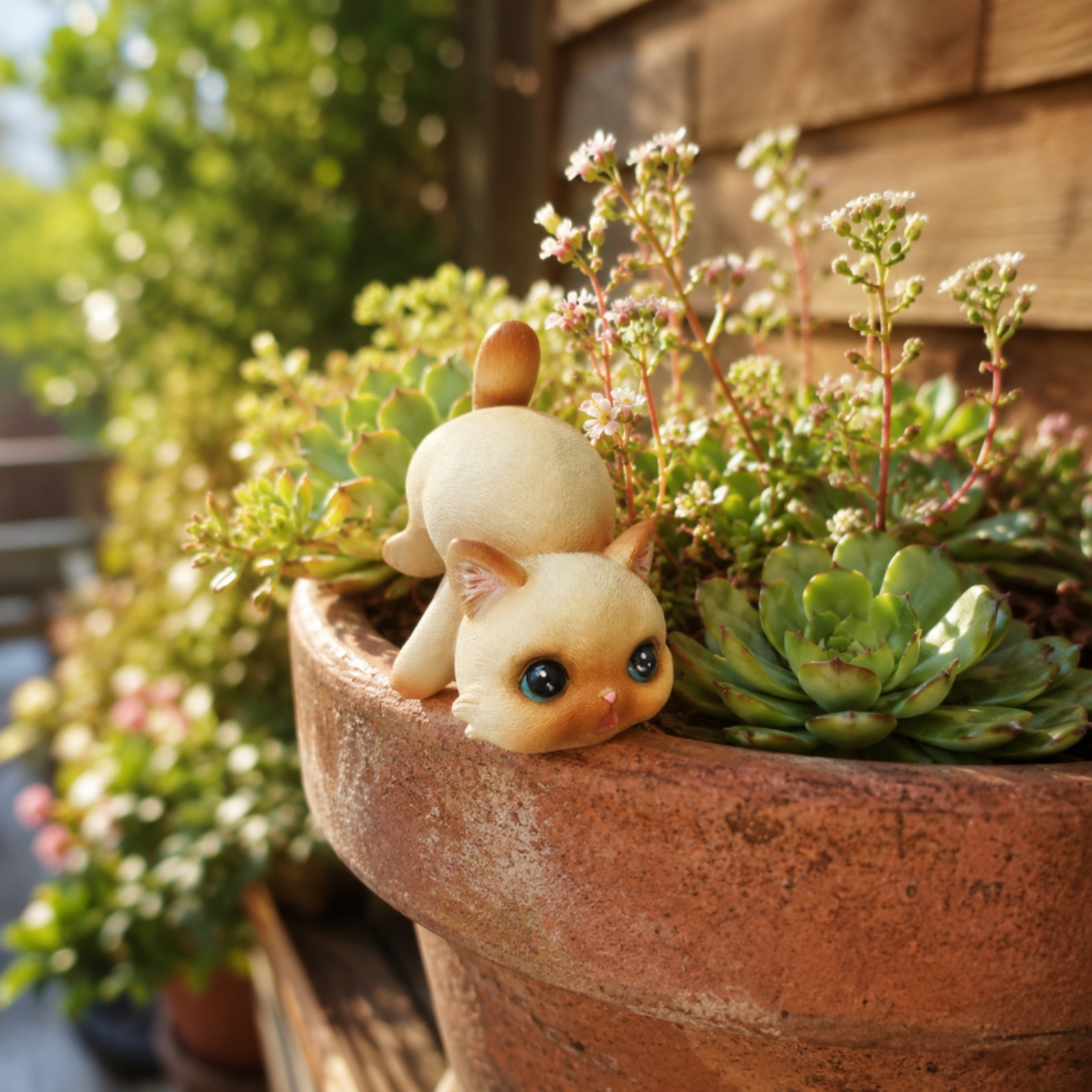 Hanging Cat Figurine Resin Cat - Planted Aquarium Models のレビューと価格