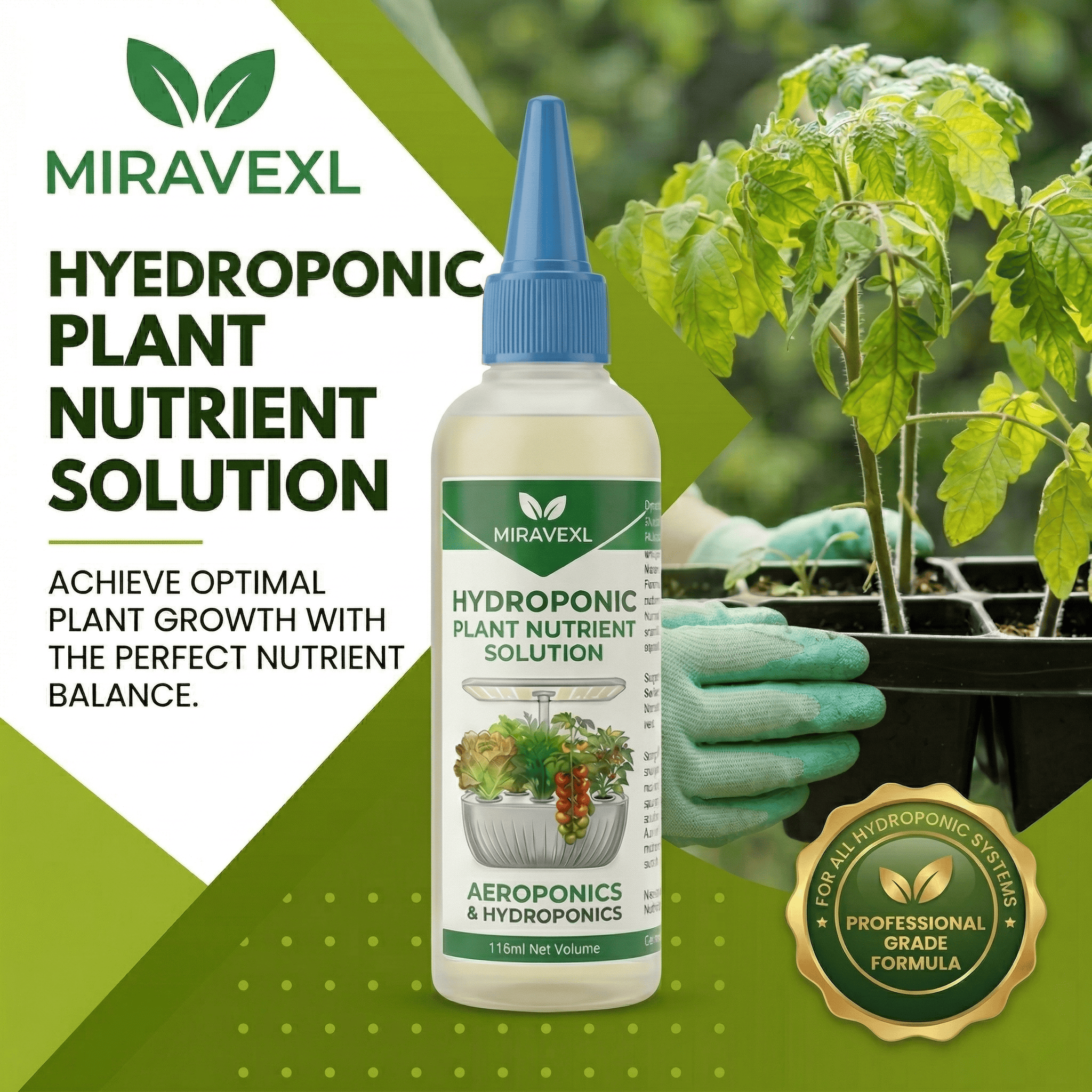 MIRAVEXL Hydroponic Liquid Fer - Liquid Fertilizer All In のレビューと価格