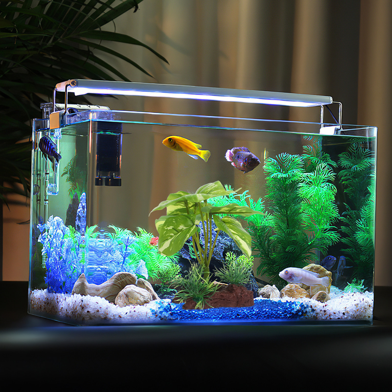 Premium Artificial Aquarium Pl - Aquarium Planted Set Up のレビューと価格