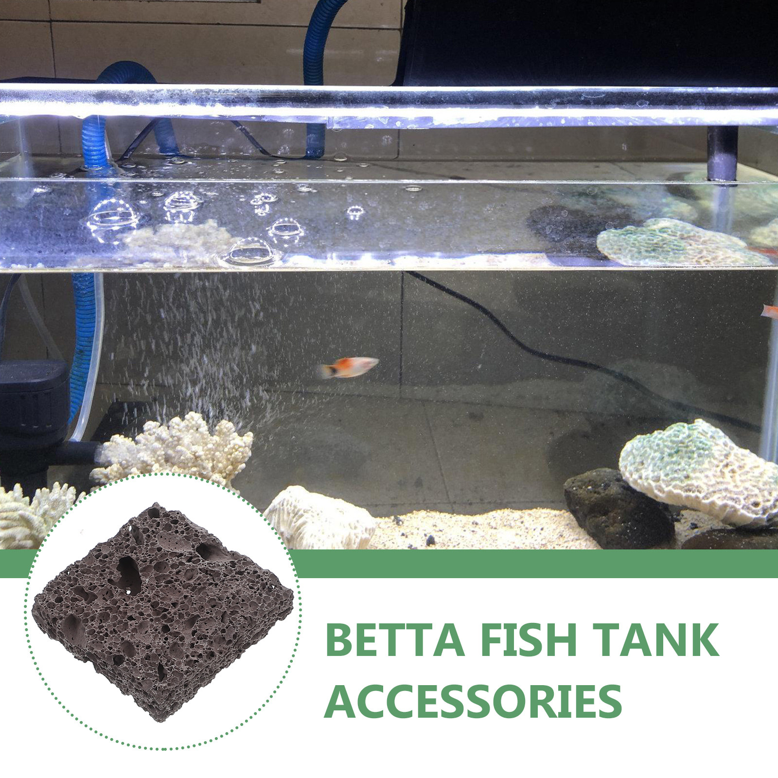 3Pcs Natural Aquarium Rocks Vo - Planted Aquarium For Betta のレビューと価格